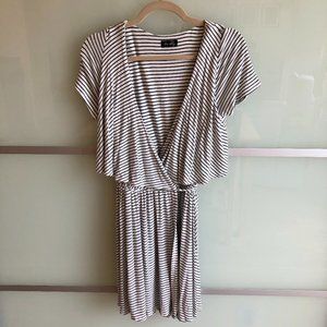 Flattering jersey wrap sundress